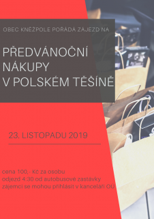 Zájezd na předvánoční nákupy do Polska